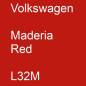 Preview: Volkswagen, Maderia Red, L32M.